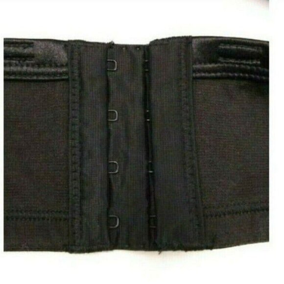 Cacique Lane Bryant Womens Plunge Bra Cotton Blend Plus Size 38H Black - Picture 5 of 6